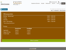 Tablet Screenshot of jaervesauna-guetersloh.de